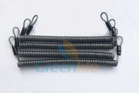 Unstretchable 18CM Coil Tool Lanyard , PU Material Bungee Cord Lanyard