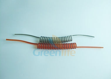 Ağır Hizmet Tipi Büyük Protec Özel Sarmal Kablo Turuncu / Şeffaf Renkli 5.5MM Hat Çapı