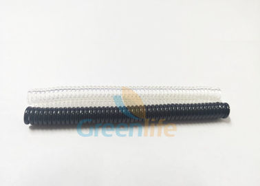 Aksesuarsız 10cm Siyah Özel Coiled Kablo Spiral Coiled Güvenlik Urganı